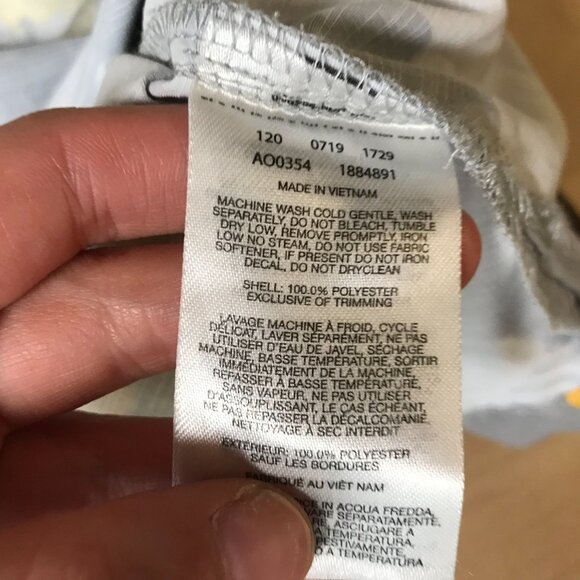 COLUMBIA - MEN'S XL - GRAY FLORAL SHORT SLEEVE BUTTON UP SHIRT - Picture 5 of 5